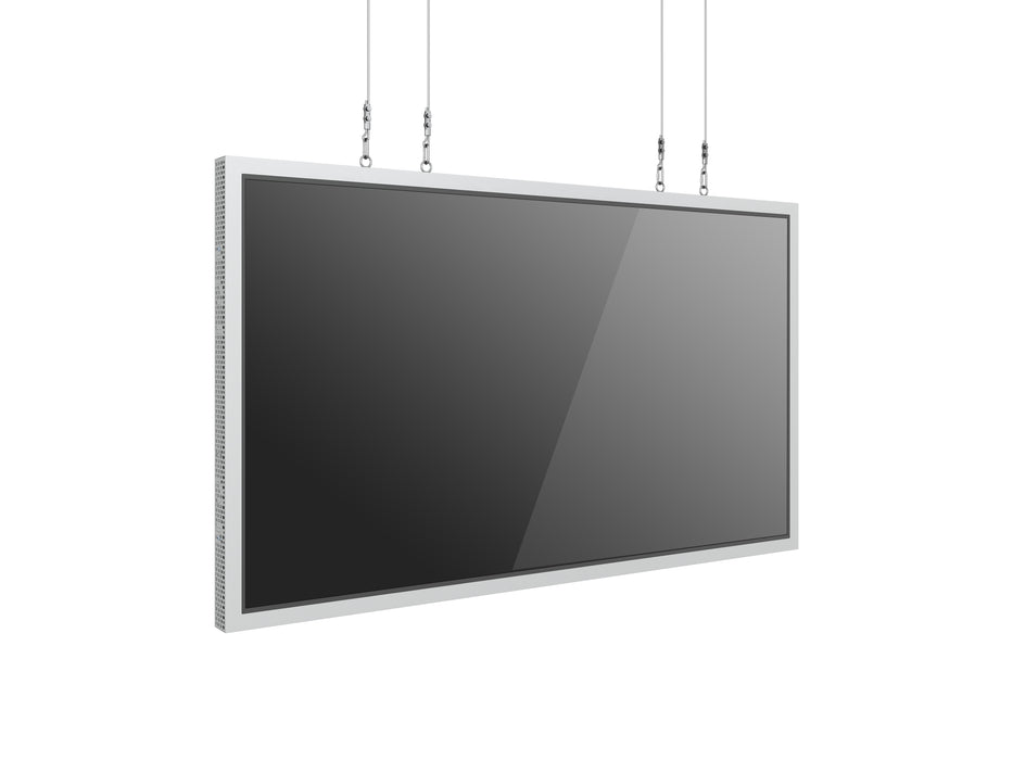 Multibrackets M Pro Series Enclosure 85" Wire Large White Signage Display Enclosures Multibrackets