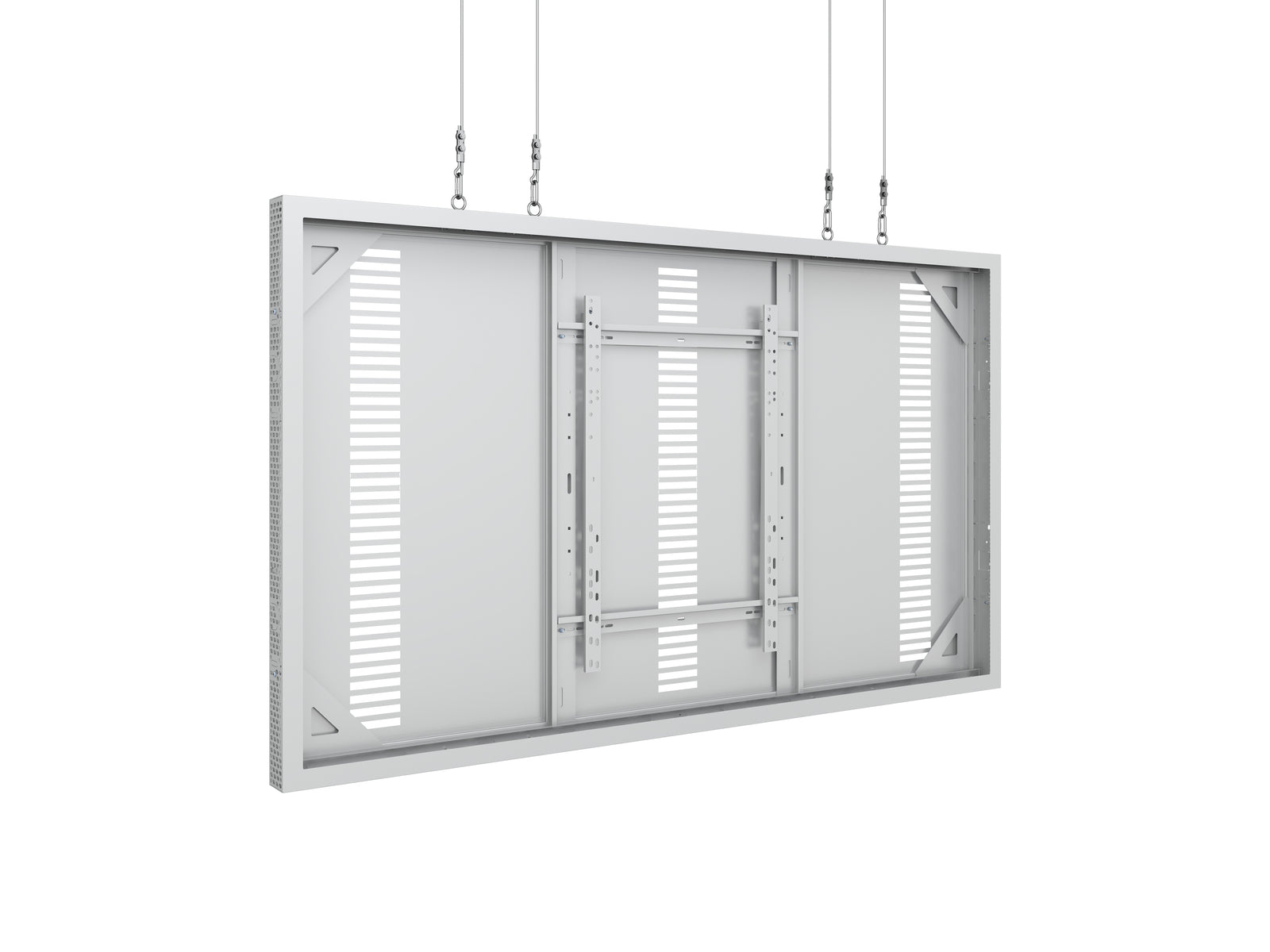 Multibrackets M Pro Series Enclosure 85" Wire Large White Signage Display Enclosures Multibrackets