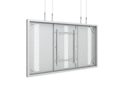 Multibrackets M Pro Series Enclosure 85" Wire Large White Signage Display Enclosures Multibrackets
