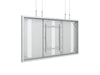 Multibrackets M Pro Series Enclosure 85" Wire Large White Signage Display Enclosures Multibrackets
