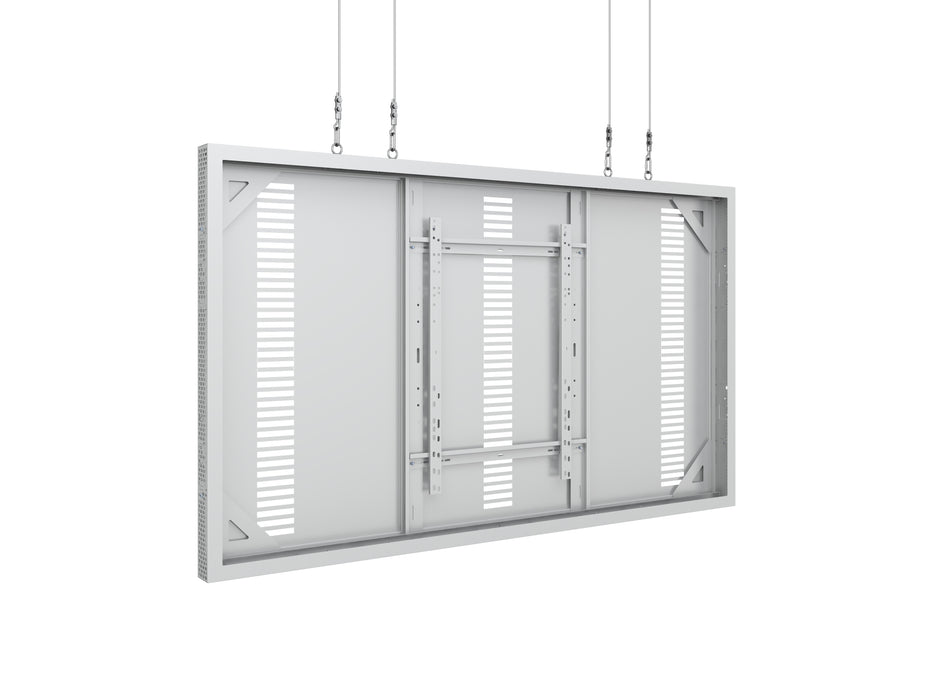 Multibrackets M Pro Series Enclosure 85" Wire Large White Signage Display Enclosures Multibrackets