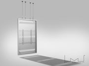 Multibrackets M Pro Series Enclosure 85" Wire Large White Signage Display Enclosures Multibrackets