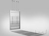 Multibrackets M Pro Series Enclosure 85" Wire Large White Signage Display Enclosures Multibrackets