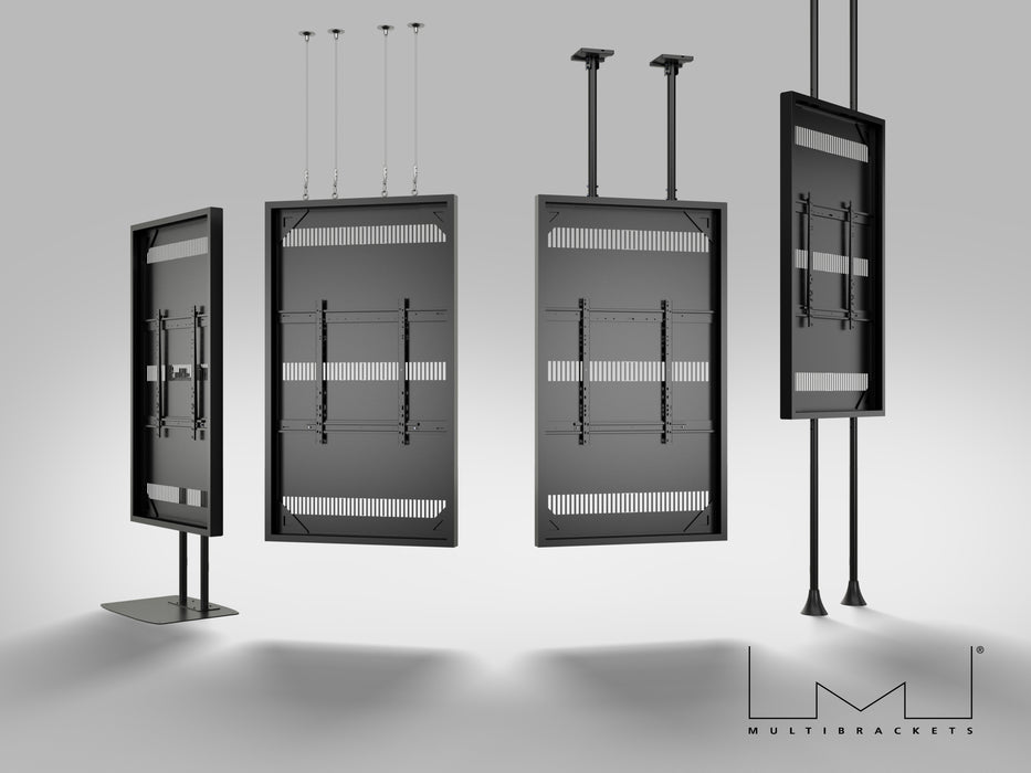 Multibrackets M Pro Series Enclosure 85" Wire Large White Signage Display Enclosures Multibrackets