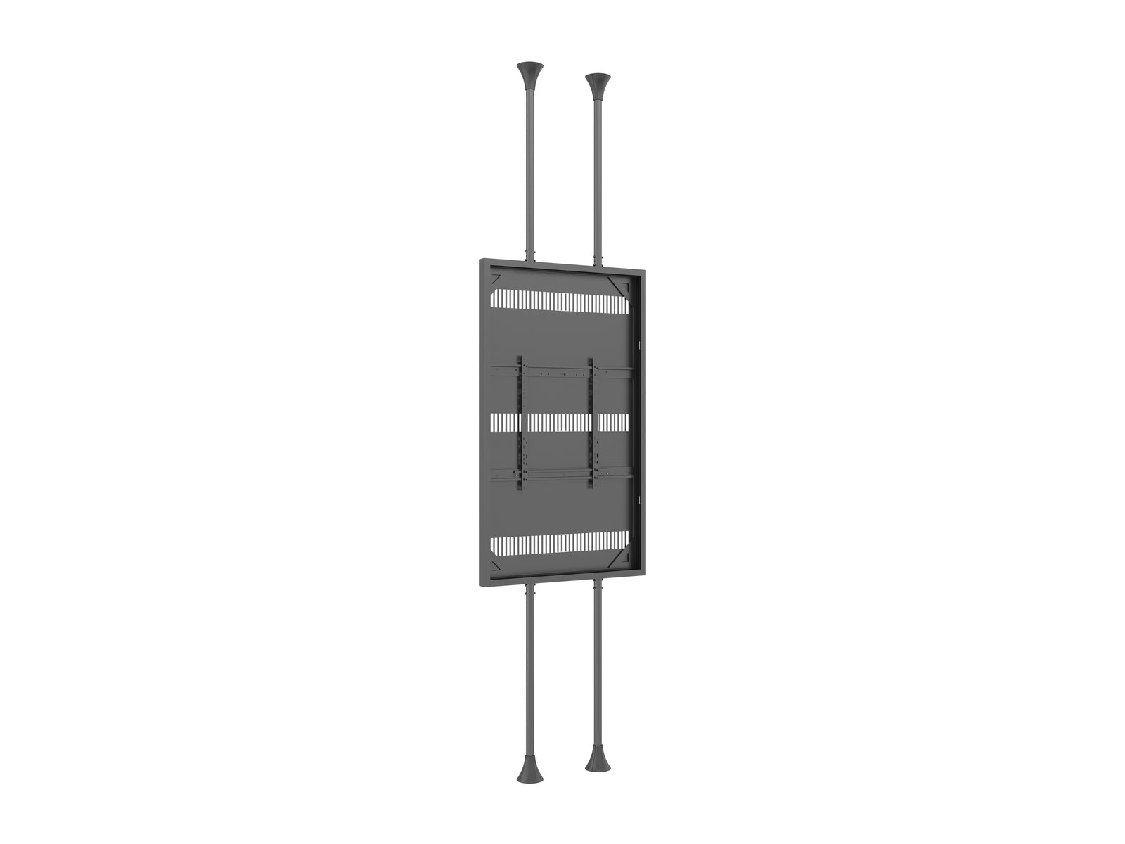 Multibrackets M Pro Series Enclosure 85" Floor to Ceiling Large Black Signage Display Enclosures Multibrackets