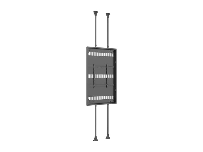 Multibrackets M Pro Series Enclosure 85" Floor to Ceiling Large Black Signage Display Enclosures Multibrackets