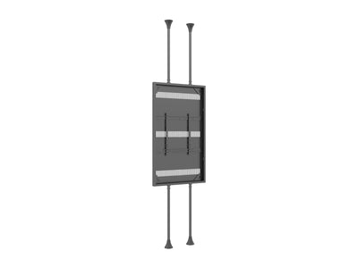 Multibrackets M Pro Series Enclosure 85" Floor to Ceiling Large Black Signage Display Enclosures Multibrackets