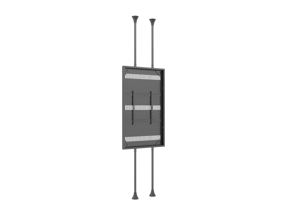 Multibrackets M Pro Series Enclosure 85" Floor to Ceiling Large Black Signage Display Enclosures Multibrackets