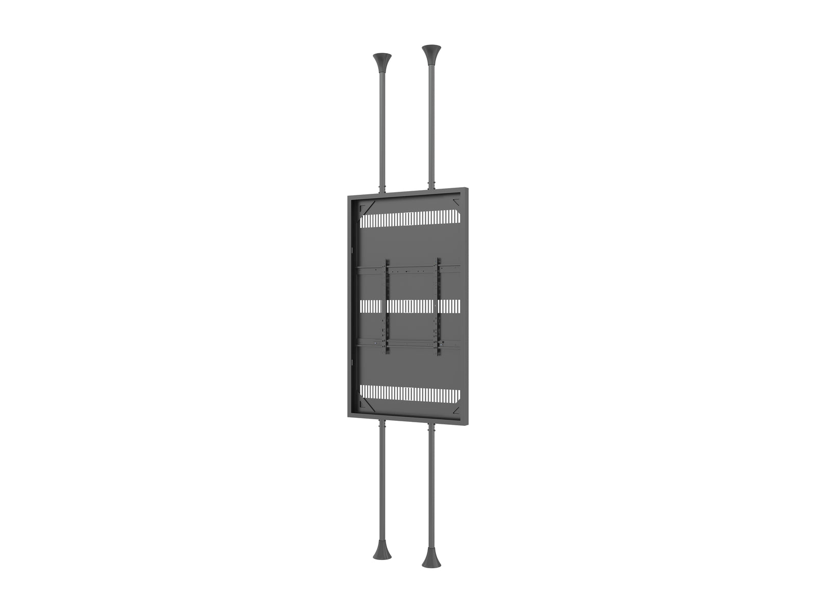 Multibrackets M Pro Series Enclosure 85" Floor to Ceiling Large Black Signage Display Enclosures Multibrackets