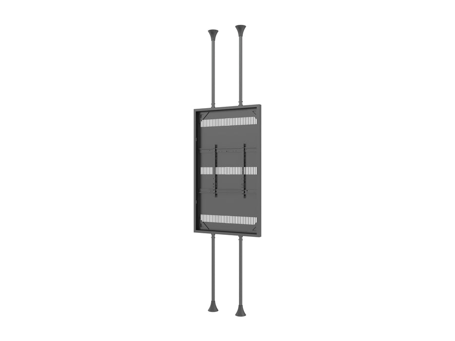 Multibrackets M Pro Series Enclosure 85" Floor to Ceiling Large Black Signage Display Enclosures Multibrackets