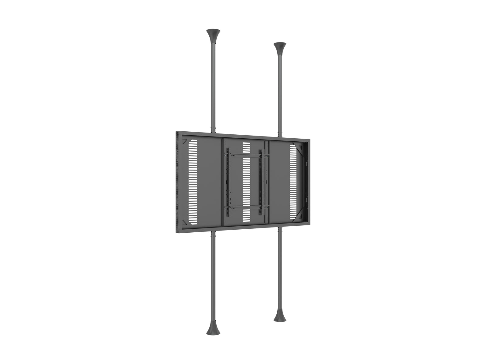 Multibrackets M Pro Series Enclosure 85" Floor to Ceiling Large Black Signage Display Enclosures Multibrackets