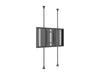 Multibrackets M Pro Series Enclosure 85" Floor to Ceiling Large Black Signage Display Enclosures Multibrackets