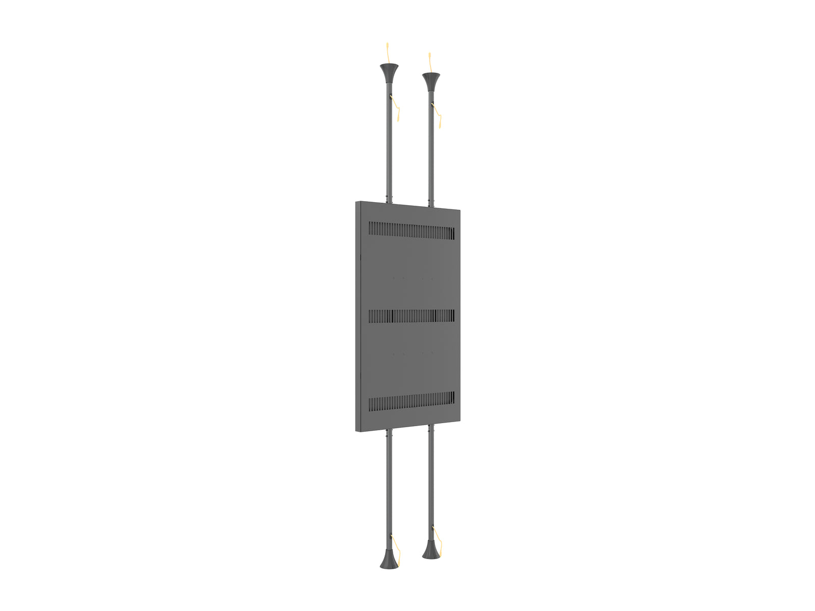 Multibrackets M Pro Series Enclosure 85" Floor to Ceiling Large Black Signage Display Enclosures Multibrackets