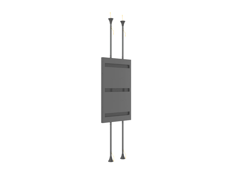 Multibrackets M Pro Series Enclosure 85" Floor to Ceiling Large Black Signage Display Enclosures Multibrackets