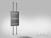 Multibrackets M Pro Series Enclosure 85" Floor to Ceiling Large Black Signage Display Enclosures Multibrackets