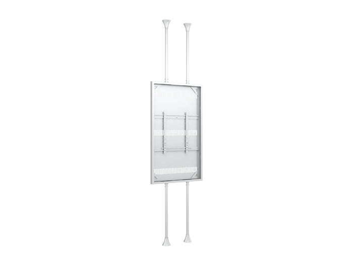 Multibrackets M Pro Series Enclosure 85" Floor to Ceiling Large White Signage Display Enclosures Multibrackets