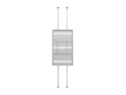 Multibrackets M Pro Series Enclosure 85" Floor to Ceiling Large White Signage Display Enclosures Multibrackets