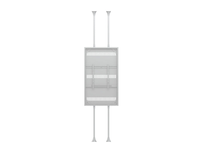 Multibrackets M Pro Series Enclosure 85" Floor to Ceiling Large White Signage Display Enclosures Multibrackets