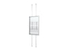 Multibrackets M Pro Series Enclosure 85" Floor to Ceiling Large White Signage Display Enclosures Multibrackets
