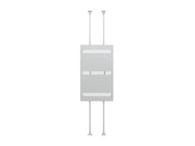 Multibrackets M Pro Series Enclosure 85" Floor to Ceiling Large White Signage Display Enclosures Multibrackets