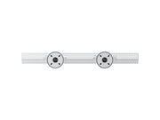 Multibrackets M Pro Series Enclosure 85" Floor to Ceiling Large White Signage Display Enclosures Multibrackets