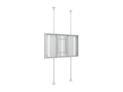 Multibrackets M Pro Series Enclosure 85" Floor to Ceiling Large White Signage Display Enclosures Multibrackets
