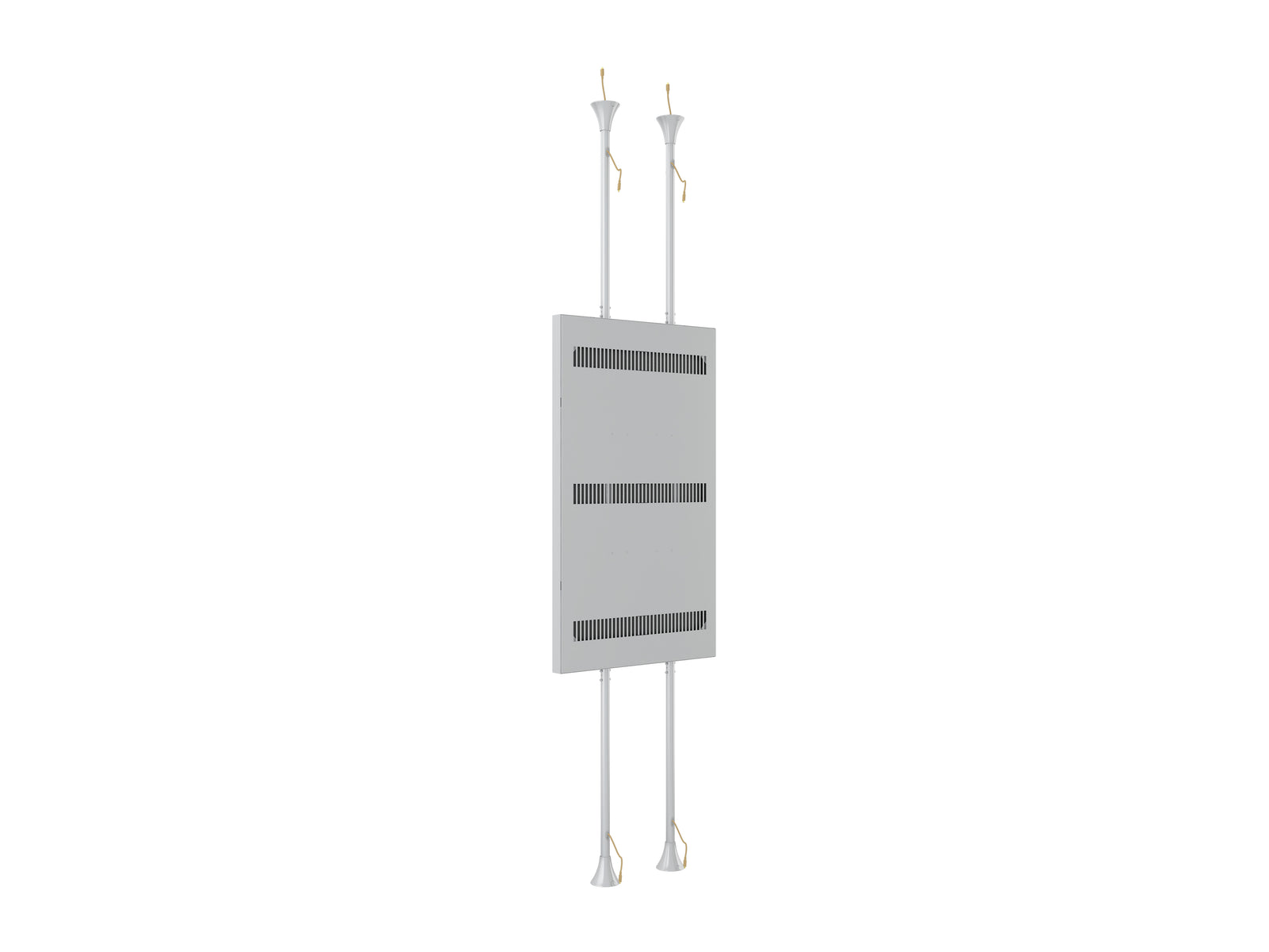 Multibrackets M Pro Series Enclosure 85" Floor to Ceiling Large White Signage Display Enclosures Multibrackets