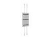 Multibrackets M Pro Series Enclosure 85" Floor to Ceiling Large White Signage Display Enclosures Multibrackets