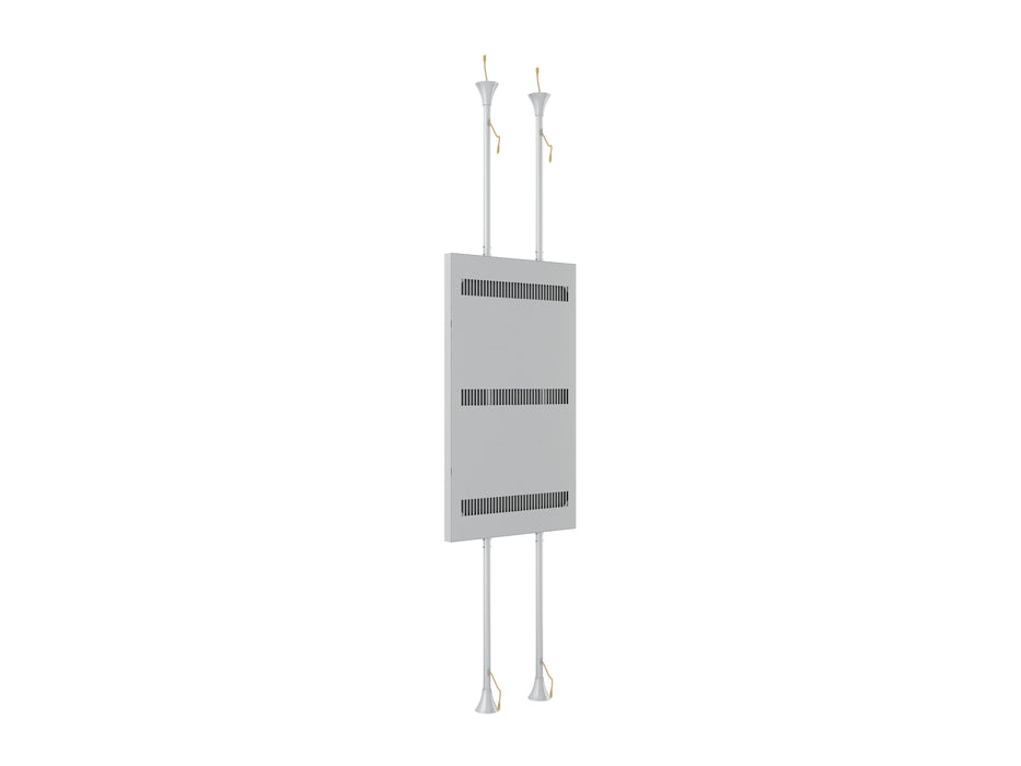 Multibrackets M Pro Series Enclosure 85" Floor to Ceiling Large White Signage Display Enclosures Multibrackets