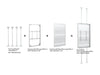 Multibrackets M Pro Series Enclosure 85" Floor to Ceiling Large White Signage Display Enclosures Multibrackets
