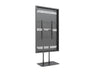 Multibrackets M Pro Series Enclosure 85" Floorbase Dual Pole Black