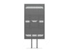 Multibrackets M Pro Series Enclosure 85" Floorbase Dual Pole Black Signage Display Enclosures Multibrackets