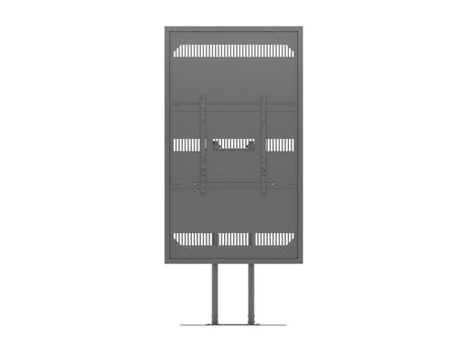 Multibrackets M Pro Series Enclosure 85" Floorbase Dual Pole Black Signage Display Enclosures Multibrackets