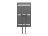 Multibrackets M Pro Series Enclosure 85" Floorbase Dual Pole Black Signage Display Enclosures Multibrackets