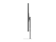 Multibrackets M Pro Series Enclosure 85" Floorbase Dual Pole Black Signage Display Enclosures Multibrackets