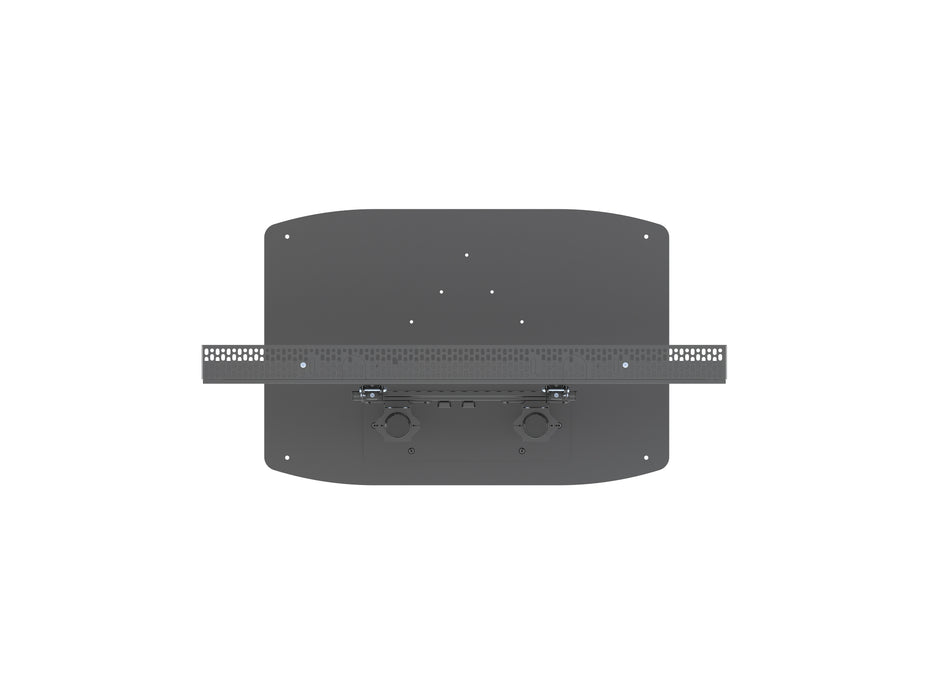 Multibrackets M Pro Series Enclosure 85" Floorbase Dual Pole Black Signage Display Enclosures Multibrackets