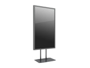 Multibrackets M Pro Series Enclosure 85" Floorbase Dual Pole Black Signage Display Enclosures Multibrackets