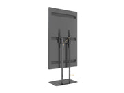 Multibrackets M Pro Series Enclosure 85" Floorbase Dual Pole Black Signage Display Enclosures Multibrackets