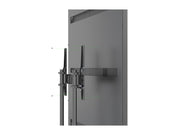Multibrackets M Pro Series Enclosure 85" Floorbase Dual Pole Black Signage Display Enclosures Multibrackets