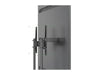 Multibrackets M Pro Series Enclosure 85" Floorbase Dual Pole Black Signage Display Enclosures Multibrackets