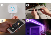 Philips Hue White and Colour Ambience Outdoor Lightstrip 2M | 929002289004 Smart Lighting Philips