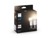 Philips Hue Soft White A60 E27 Smart Bulb 1100lm (2-Pack) | 929002469217