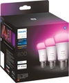 Philips Hue White and Colour Ambiance E27 Smart Bulb - 3 Pack | 929002489603