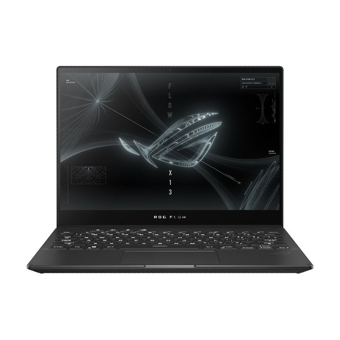 ASUS ROG Flow X13 GV301QE-K5121R Hybrid (2-in-1) 35.6 cm (14") Touchscreen WQUXGA AMD Ryzen™ 9 16 GB LPDDR4x-SDRAM 1000 GB SSD NVIDIA GeForce RTX 3050 Ti Wi-Fi 6 (802.11ax) Windows 10 Pro Black