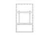 Multibrackets M Pro Series Enclosure 46" High Brightness Wall Small White Signage Display Enclosures Multibrackets