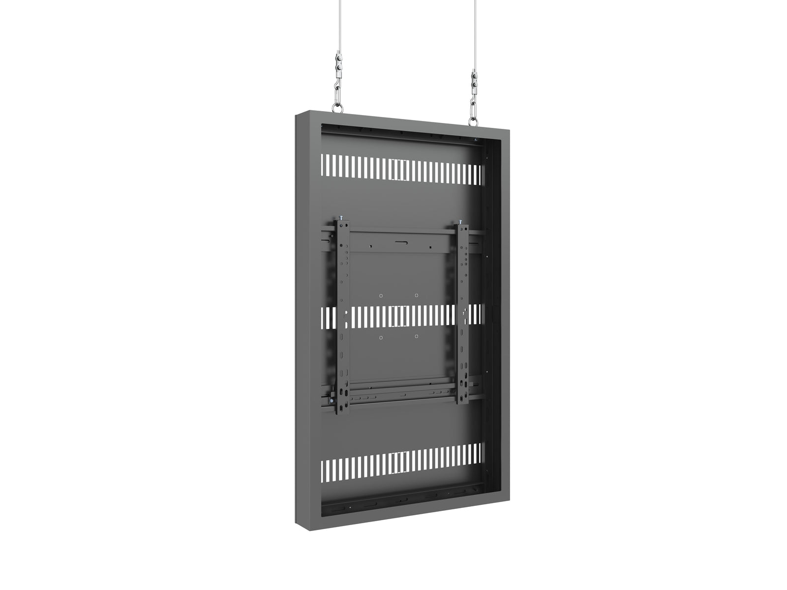 Multibrackets M Pro Series Enclosure 46" High Brightness Wire Small Black Signage Display Enclosures Multibrackets