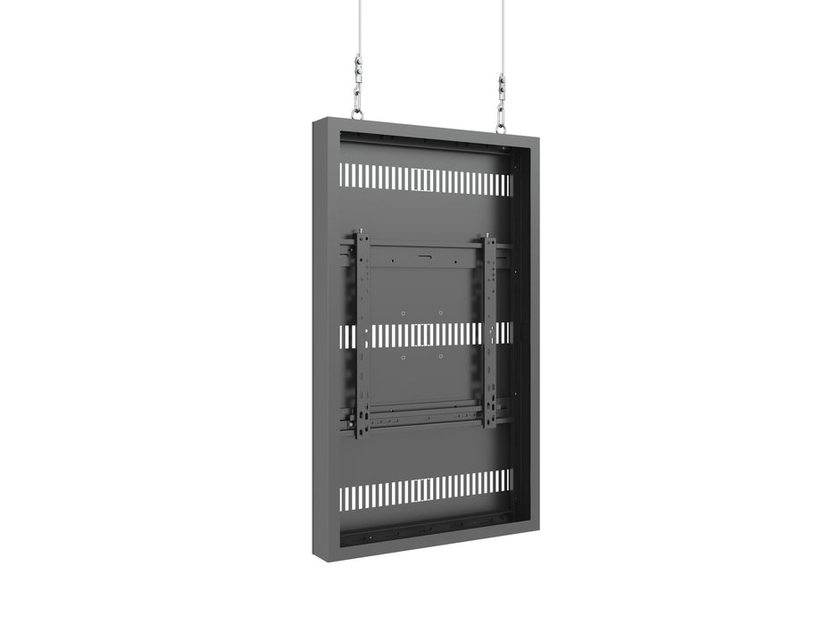 Multibrackets M Pro Series Enclosure 46" High Brightness Wire Small Black Signage Display Enclosures Multibrackets