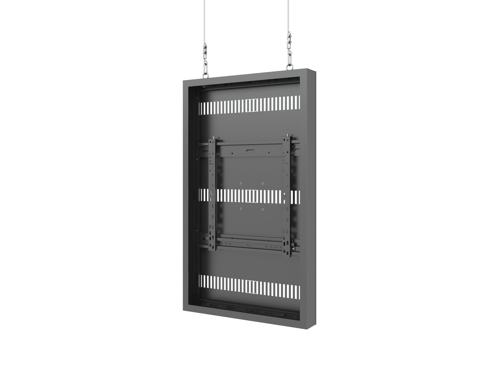 Multibrackets M Pro Series Enclosure 46" High Brightness Wire Small Black Signage Display Enclosures Multibrackets