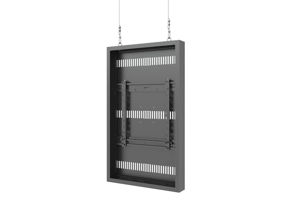 Multibrackets M Pro Series Enclosure 46" High Brightness Wire Small Black Signage Display Enclosures Multibrackets