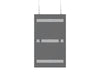 Multibrackets M Pro Series Enclosure 46" High Brightness Wire Small Black Signage Display Enclosures Multibrackets